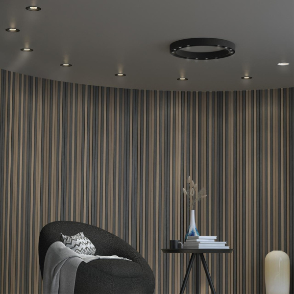 Св-к встр.св/д IP20 LED 15W 4000K 1600Лм 110-265V BIND черный NOVOTECH