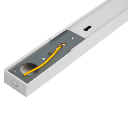 Шинопровод белый 2м PTR 2M-WH с токоподводом и заглушкой Jazzway