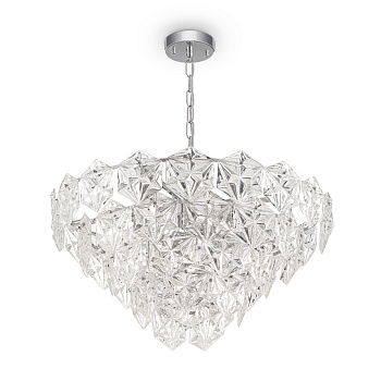 Подвесной светильник 12*E14 60Вт Хром IP20 Molly FR1004PL-12CH Freya