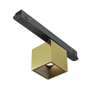 Трековый светильник LED 7Вт Латунь IP20 Magnetic track system Exility TR133-2-7W3K-BS Technical Maytoni