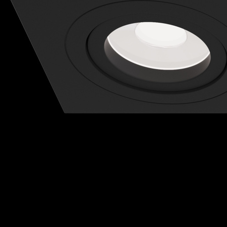 Встраиваемый светильник 3*GU10 50Вт Черный IP20 Atom DL024-2-03B Technical