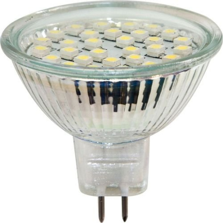 Лампа С4 G5.3 MR16 30LED 2W LB23 красный