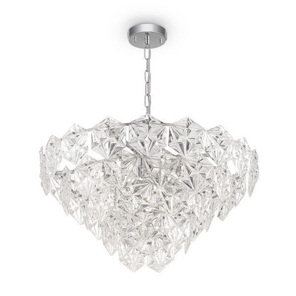 Подвесной светильник 12*E14 60Вт Хром IP20 Molly FR1004PL-12CH Freya