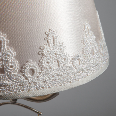 Классическая настольная лампа 1*E14 40Вт серебряный IP20 Incanto (01022/1 серебро) Eurosvet