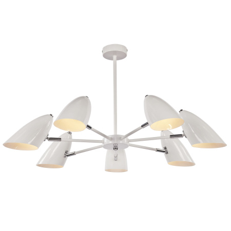 Люстра 7*E14 40Вт Белый IP20 Aida FR5852-CL-07-W Freya
