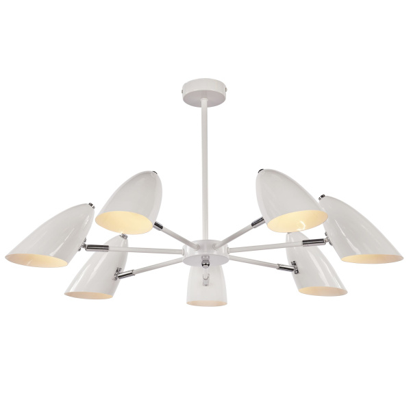 Люстра 7*E14 40Вт Белый IP20 Aida FR5852-CL-07-W Freya