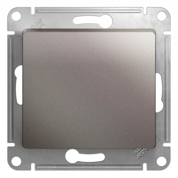 GLOSSA  Механизм выключателя СУ 1 кл 10А платина IP20 (уп.10шт) Schneider Electric