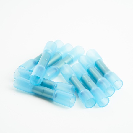 Гильза соединительная изолированная термоусаживаемая STEKKER LD300-1525 сечение 1,5-2,5мм², 27A, голубой (DIY упак 10шт)