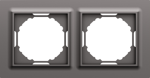 Donel A07 Wave матовый титан рамка 2-я, серия DB