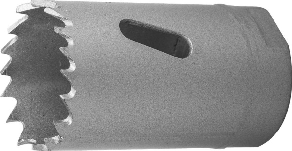 30мм, коронка биметаллическая, быстрорежущая сталь ЗУБР