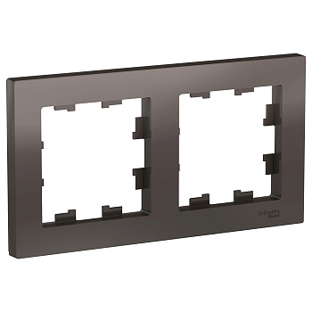 ATLASDESIGN Рамка универсальная 2-м . мокко IP20 (уп.10шт) Schneider Electric