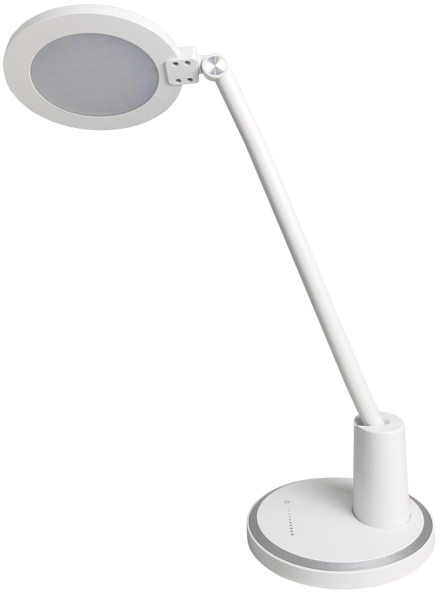 LIGHTING Светильник светодиодный настольный 2019 10Вт на подставке диммер белый IEK