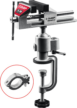 Шарнирно-поворотные тиски МОДЕЛИСТ 75 мм ЗУБР