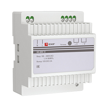 Блок питания 12В DR-30W-12 PROxima EKF