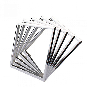 Декоративная рамка Хромированная Livolo