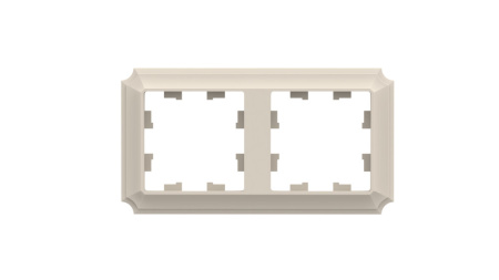 ATLASDESIGN ANTIQUE 2-постовая РАМКА, универсальная, БЕЖЕВЫЙ Schneider Electric