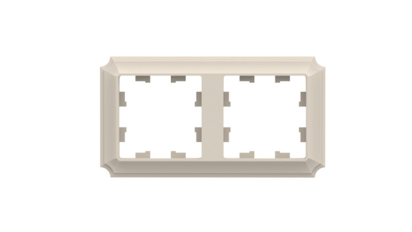 ATLASDESIGN ANTIQUE 2-постовая РАМКА, универсальная, БЕЖЕВЫЙ Schneider Electric