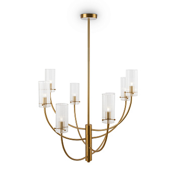 Подвесной светильник 8*G9 40Вт Латунь IP20 Arco MOD223PL-08BS Maytoni