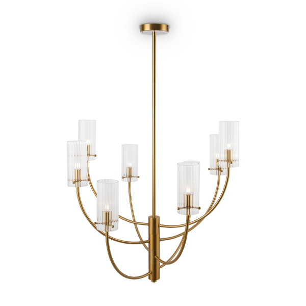 Подвесной светильник 8*G9 40Вт Латунь IP20 Arco MOD223PL-08BS Maytoni