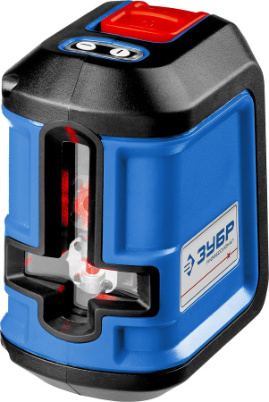 КРЕСТ 15 нивелир лазерный, суперкомпакт, 15м, точн. +/- 0,3мм ЗУБР