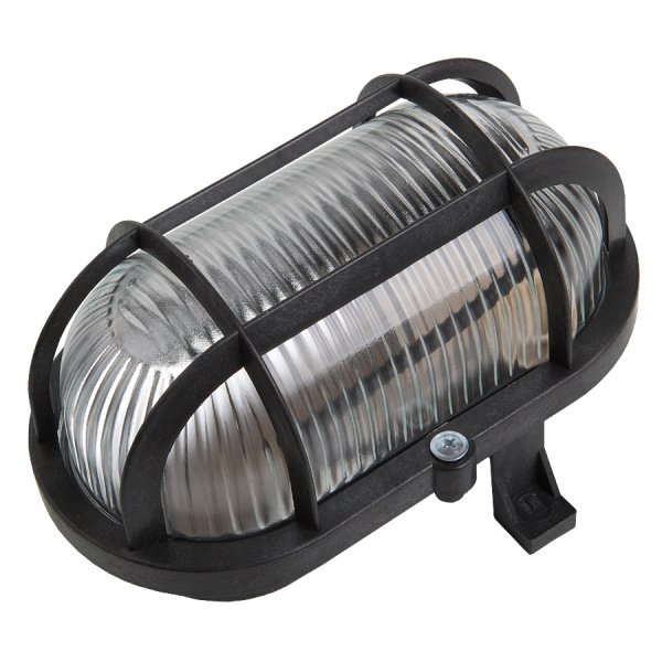 Светильник НБП 02-60-004.03 "ЕВРО" с решеткой черный General