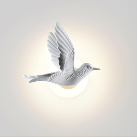 Настенный св-к IP20 LED 3W 122Лм 3000K COLOMBELLA белый гипс ODEON LIGHT