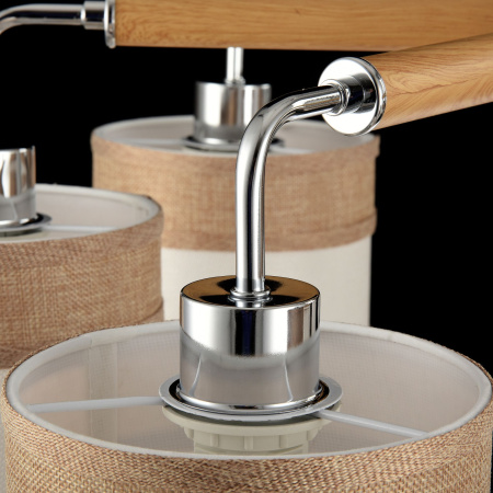 Потолочный светильник 7*E27 40Вт Хром IP20 Helen FR5329-PL-07-CH Freya