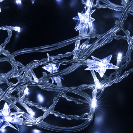 Гирлянда бахрома 1,8*0,5 м IP20 (100-002 белый) Eurosvet