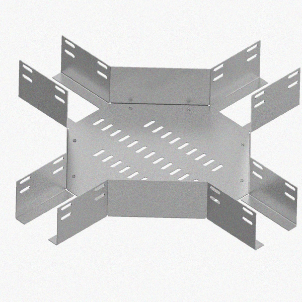 Лоток крестообразный глухой КМГ 400х65 У3, окрашенный, S1,5