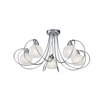 Потолочный светильник 5*E14 40Вт Хром IP20 Dana FR5023CL-05CH Freya