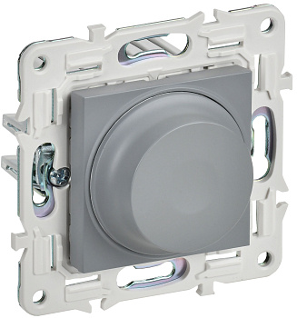 SKANDY Светорегулятор поворотный с индикацией 600Вт SK-D01Gr серый IEK