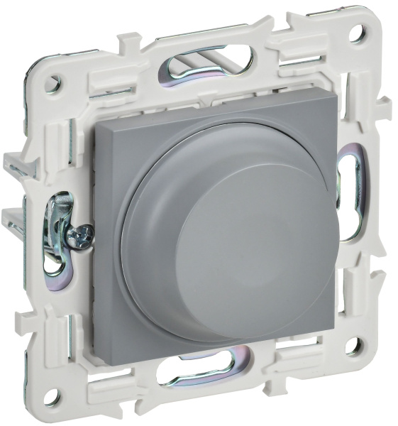 SKANDY Светорегулятор поворотный с индикацией 600Вт SK-D01Gr серый IEK