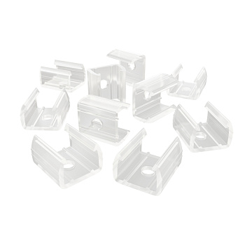 09-151 Комплект (10шт) крепежей пластиковых для светодиодного неона RGB 220В, smd 5050, 80д/м, 10*18мм, арт.17-49 APEYRON