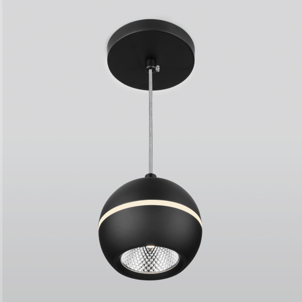 Подвесной светодиодный светильник 9Вт 4200К черный IP20 (a047775) Elektrostandard