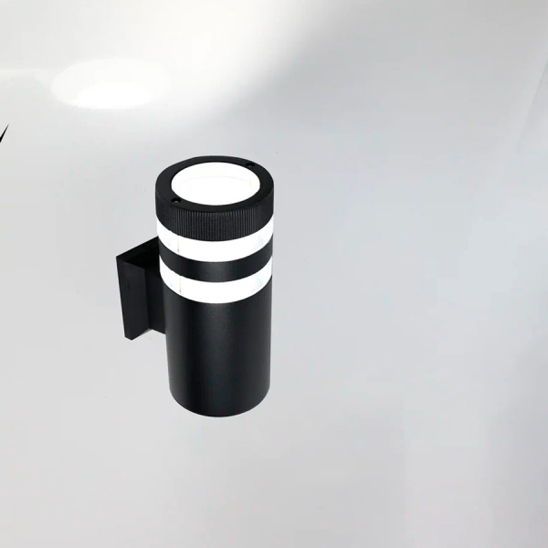 Фасадный светильник General GWL-Е27-M-IP65 Черный С двойным боковым рассеивателем Игнис