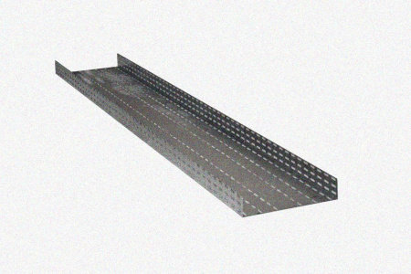 Лоток глухой ЛМГ 400х100х3000 УТ1,5, оцинкованный лист S1,0