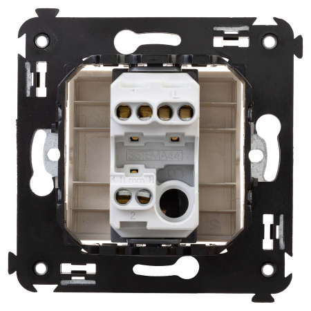 Переключатель одноклавишный в стену, "Avanti", "Ванильная дымка" DKC