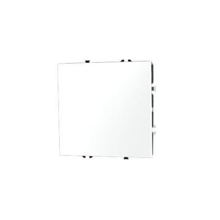 Перекрестный переключатель встраиваемый Voltum S70 одноклавишный 10А, (белый матовый)