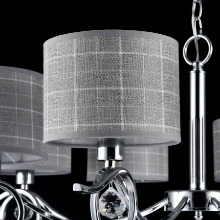 Люстра 8*E14 40Вт Хром IP20 Bertrand FR5906-PL-08-CH Freya