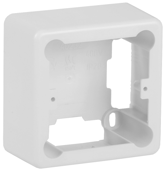 Коробка универсальная КМКУ 85х85х42мм неразборная ЭЛЕКОР белая IEK