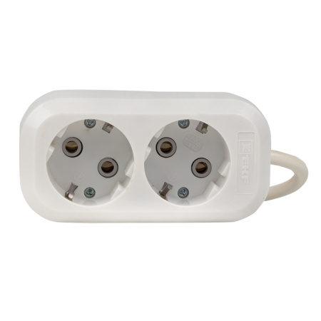 Удлинитель "Эксперт" 2 гнезда 5 метров 16А/3,5кВт с заземлением ПВС 3х1 PROxima EKF