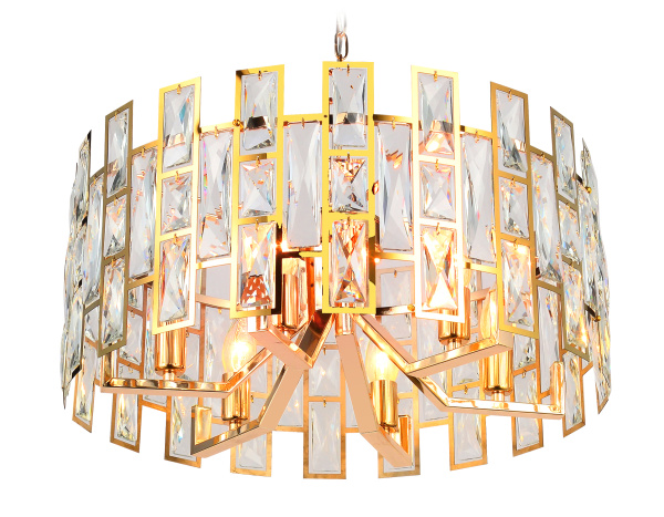 Подвесная люстра TR5061/6 GD/CL золото/прозрачный E14/6 max 40W D500*938 Ambrella Light