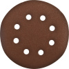 Круг шлифовальный "СТАНДАРТ" из абразивной бумаги на велкро основе, 6 отв., Р180, 150мм, 5шт ЗУБР