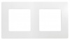 Etika Рамка горизонтал./вертикал. 2-м . белая IP20 Legrand