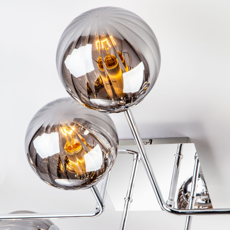 Потолочный светильник с плафонами 8*E14 40Вт хром IP20 (30140/8 хром) Eurosvet