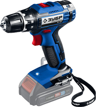 20В, без АКБ, в коробке, дрель-шуруповерт, Профессионал. DL-201 ЗУБР