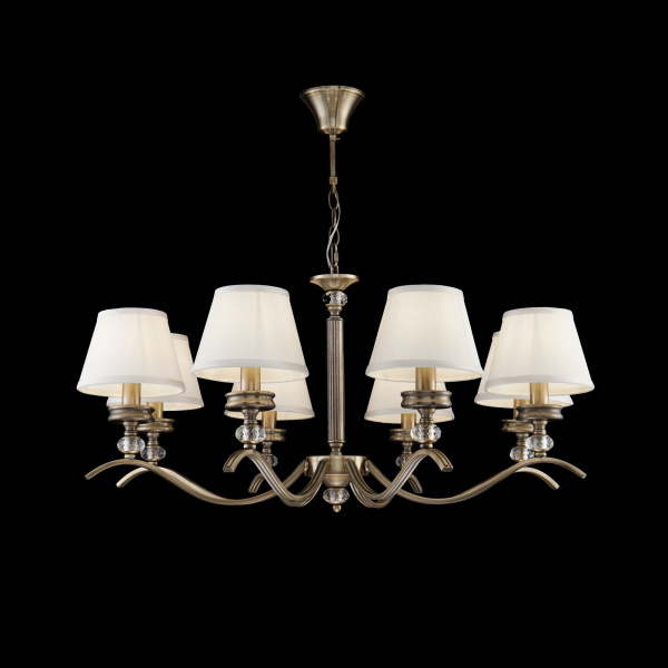 Люстра 8*E14 40Вт Бронза Антик IP20 Alessandra FR2016PL-08BZ Freya