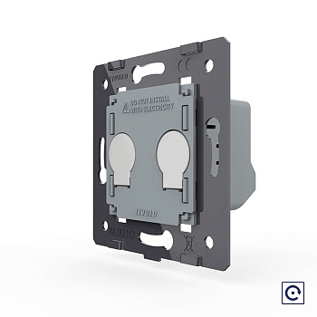 Двухклавишная сенсорная кнопка (мех.) Н+B Livolo