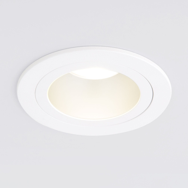 Встраиваемый точечный светильник GU10 серебро/белый IP20 (a053353) Elektrostandard