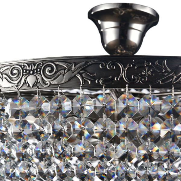 Люстра 4*E27 60Вт Никель Антик IP20 Palace DIA890-CL-04-N Maytoni